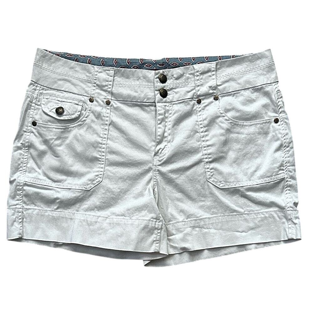 One 5 One White Chino Shorts 14